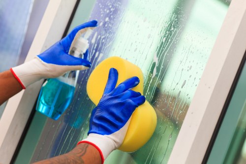 Regular window cleaning service for a Colliers Wood property