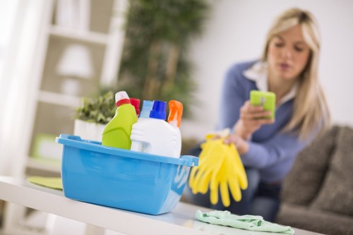Local cleaner handling linen and bedroom reset for a rental in Collierswood